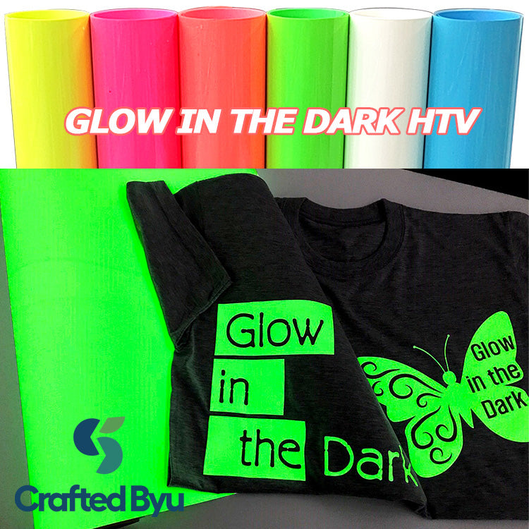 Blue Glow In The Dark HTV Vinyl
