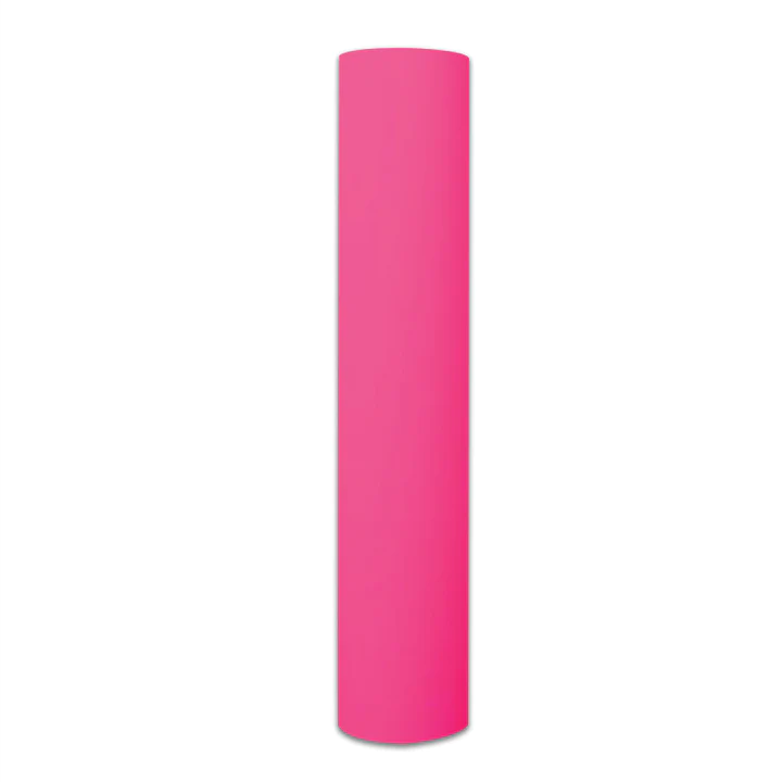 Neon Pink Matte Permanent Adhesive Vinyl Roll