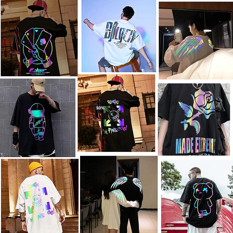 Rainbow Reflective HTV Vinyl