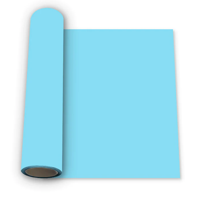 Baby Blue Heat Transfer Vinyl For T-Shirt Iron On Vinyl Roll