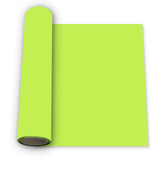 Lime Green Heat Transfer Vinyl For T-Shirt Iron On Vinyl Roll