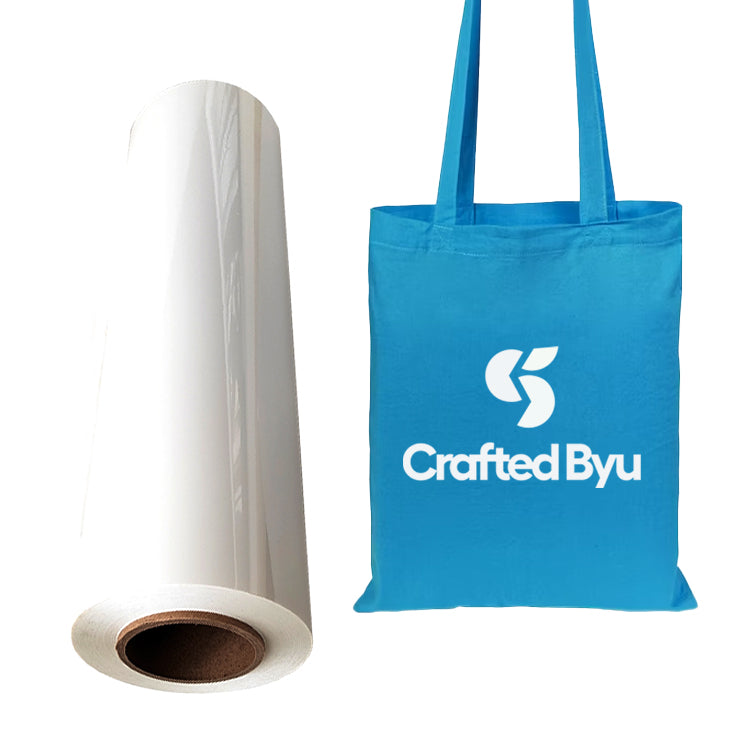 White PU Heat Transfer Vinyl Roll – Premium Iron-On Vinyl for T-Shirts & Fabrics