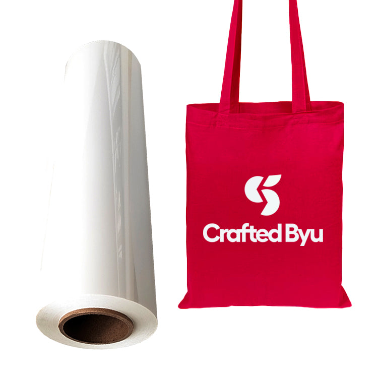 White PU Heat Transfer Vinyl Roll – Premium Iron-On Vinyl for T-Shirts & Fabrics
