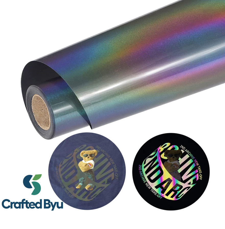 Rainbow Reflective HTV Vinyl