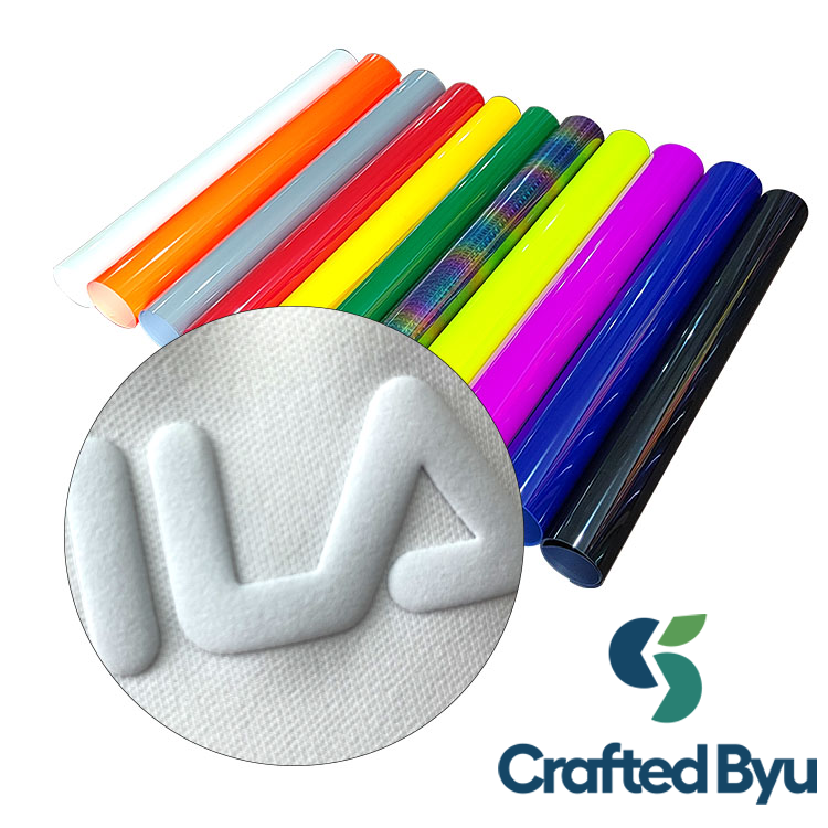 White Puff HTV Vinyl