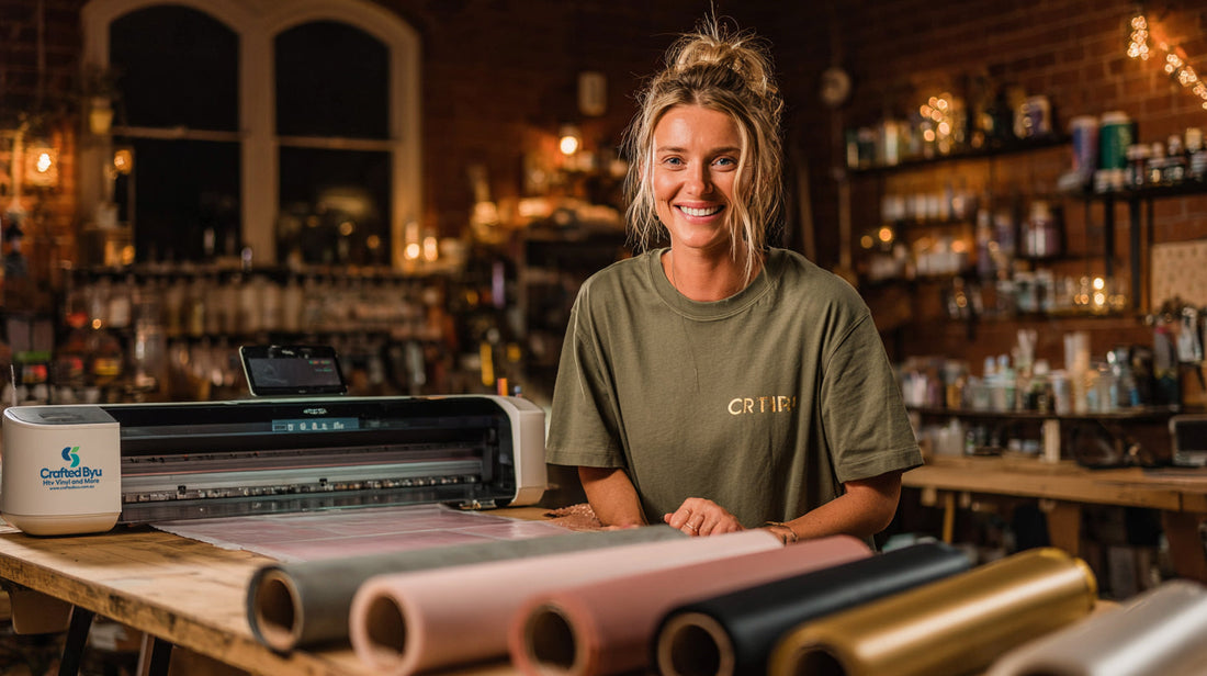 🎨 Best Vinyl Colours for Top Selling Custom T-Shirts (2025 Edition) – Crafted ByU Australia HTV and vinyl guide