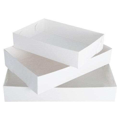 Cake Trays #24 White - 255x180x45mm - Pack of 200