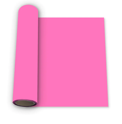 Neon Pink Heat Transfer Vinyl For T-Shirt Iron On Vinyl Roll