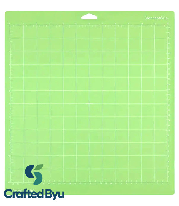 Crafted ByU PVC Adhesive Cutting Mat Base Plate 30.48x30.48cm (12" x 12") – Compatible with Cricut Explore & Maker product detail image 4